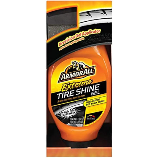 Armor All Extreme Tire Shine Gel - Revive Tire Color and Enhance Tire Protection, 18 Fl Oz
