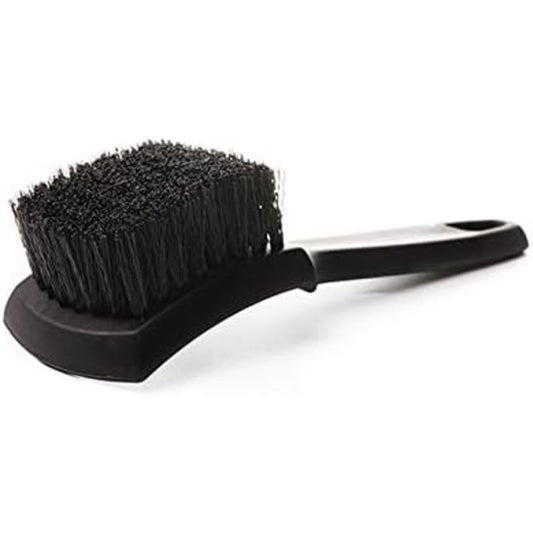 Stiff Bristle Tire Brush - Versatile Cleaning Tool for Wheels, Car Carpets, and Details