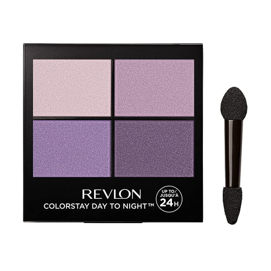 Revlon ColorStay Eyeshadow Palette - Day to Night Up to 24 Hour Eye Makeup - Velvety Pigmented Blendable Matte & Shimmer Finishes - 530 Seductive - 0.16 Oz