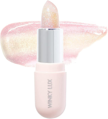 Winky Lux Glimmer Balm - pH Lip Balm, Color-Changing Lipstick, and Tinted Lip Balm - Vegan, Hydrating Lip Balm in Unicorn Shade