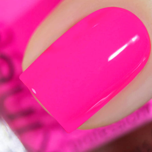 Vishine Soak Off Nail Gel Polish: 15ml Nail Art Manicure Salon DIY at Home - Long-Lasting Formula in Hot Pink Shade, 0.5 OZ