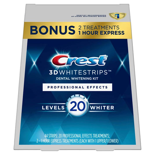 Crest 3D Whitestrips Professional Effects - Teeth Whitening Strip Kit - 44 Strips (22 Count Pack)