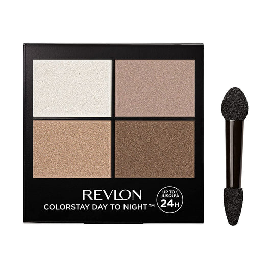 Revlon ColorStay Eyeshadow Palette - Day to Night Up to 24 Hour Eye Makeup - Velvety Pigmented Blendable Matte & Shimmer Finishes - 555 Moonlit - 0.16 Oz