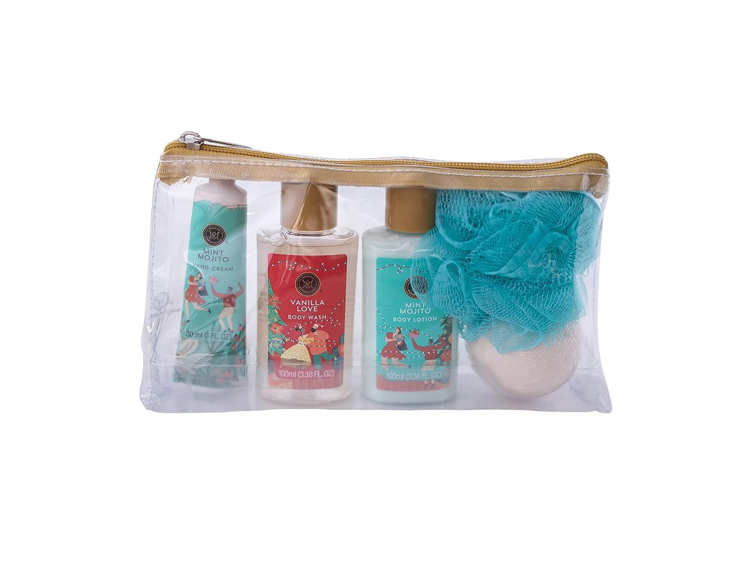 Luxurious Bath Pouch Set - Elevate Your Spa Experience with Exfoliating Scrubs, Moisturizing Lotions, and Relaxing Aromatherapy for Radiant Skin - Modern Expressions