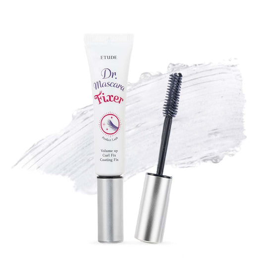 ETUDE Dr. Mascara Fixer For Perfect Lash 01 (Natural Volume Up) - Long-Lasting Smudge-Proof Mascara Fixer with Care Effect - Eyelash Primer - Korean Makeup
