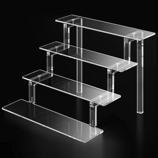 Grarry Acrylic Display Shelf - 9” Perfume Organizer Stand for Funko POP, Cupcakes, and More - Versatile Acrylic Riser for Display, Cologne, and Perfume Holder