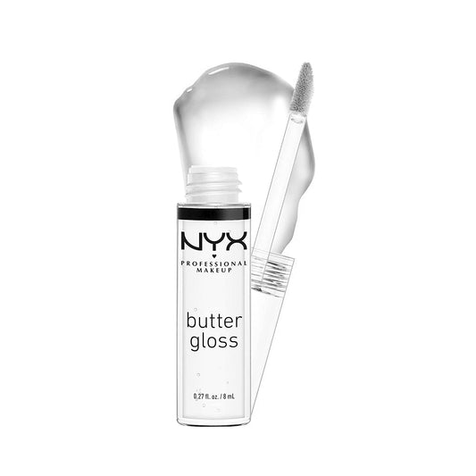 NYX PROFESSIONAL MAKEUP Butter Gloss - Non-Sticky Lip Gloss - Sugar Glass (Clear)