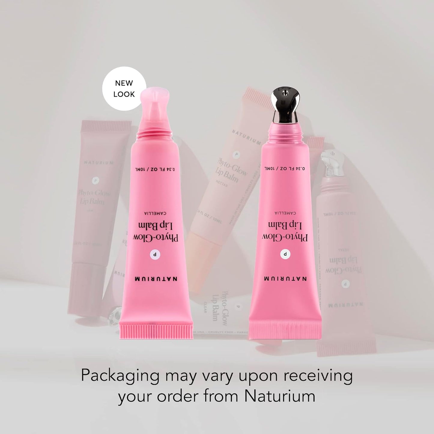 Naturium Phyto-Glow Lip Balm - Hydrating Lip Care with a Glossy Finish: Camellia (0.34 oz)