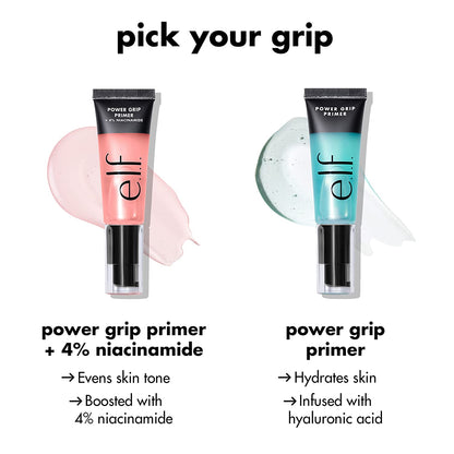 e.l.f. Power Grip Primer: Gel-Based & Hydrating Face Primer for Smooth Skin & Long-Lasting Makeup, Moisturizes & Primes, 0.811 Fl Oz (24 ml)