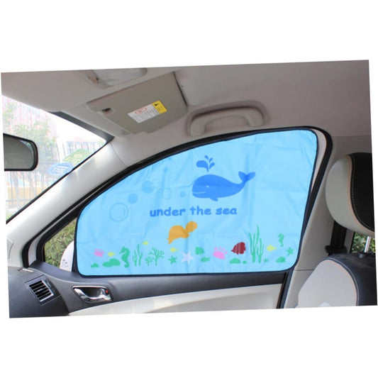 Cartoon Magnetic Car Window Sun Shade: Protect Your Car Interior from Sun with Fun and Easy Window Shade