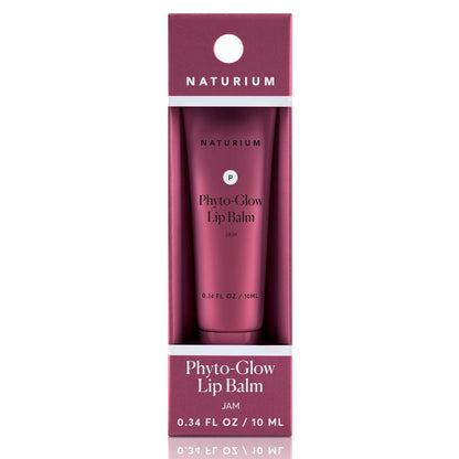 Naturium Phyto-Glow Lip Balm, Glossy Finish Lip Care, 0.34 oz (Jam)