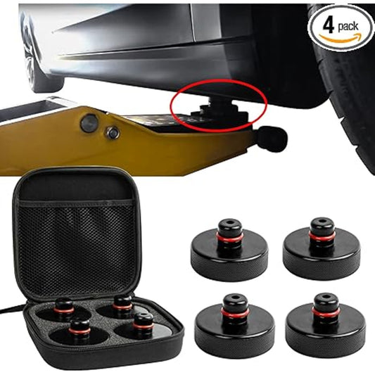 Psler Lifting Jack Pads for Tesla 3/Y/X/S (4-Pack): Quick Floor Jack Stand Rubber Pads for Tesla Model 3 Y X S Accessories - Protect Your Car's Jack Points