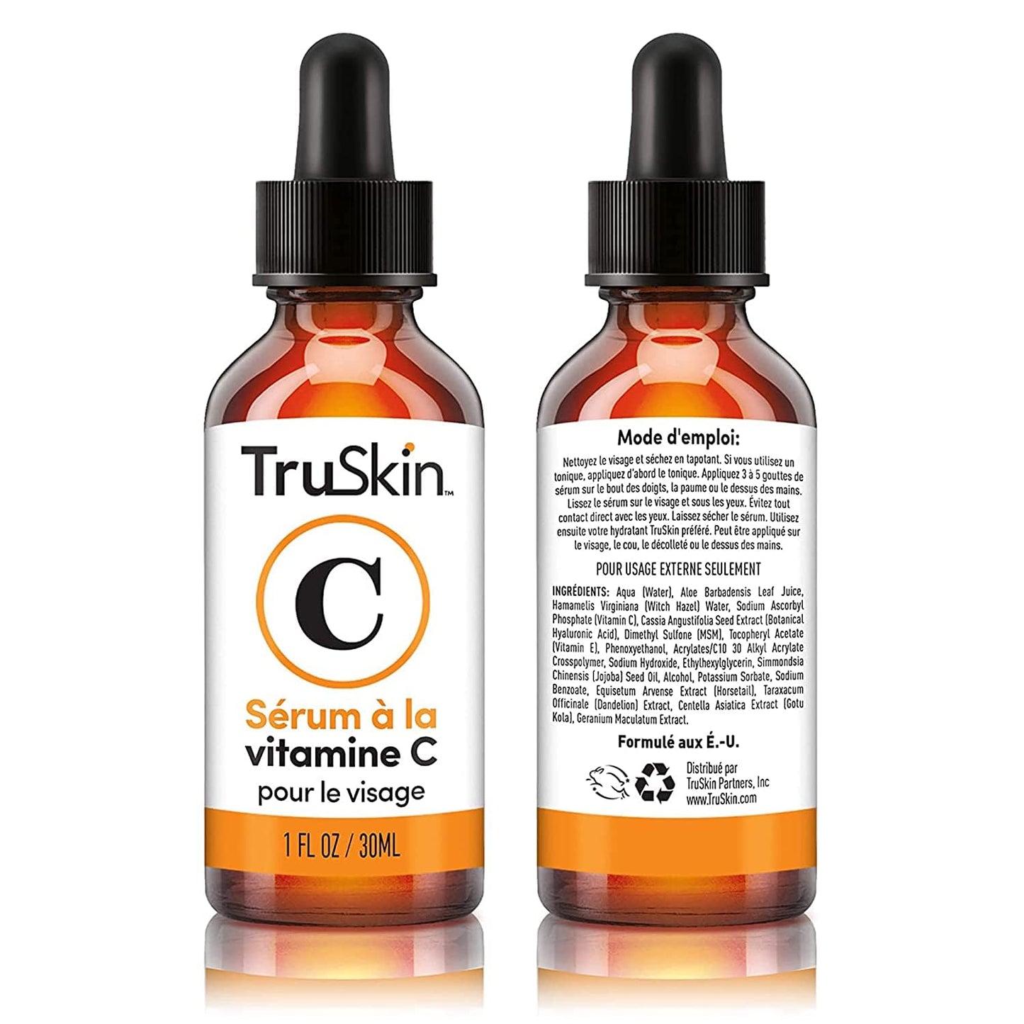 TruSkin Vitamin C Serum for Face – Brightening Anti-Aging Formula with Vitamin C, Hyaluronic Acid, and Vitamin E – Targets Dark Spots, Uneven Skin Tone, Eye Area, Fine Lines & Wrinkles – 1 Fl Oz